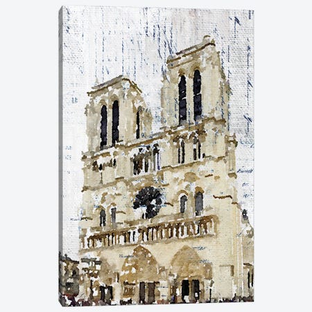 Notre Dame De Paris Canvas Print #ORL804} by Irena Orlov Art Print