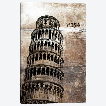 Pisa, Italy Canvas Print #ORL807} by Irena Orlov Art Print