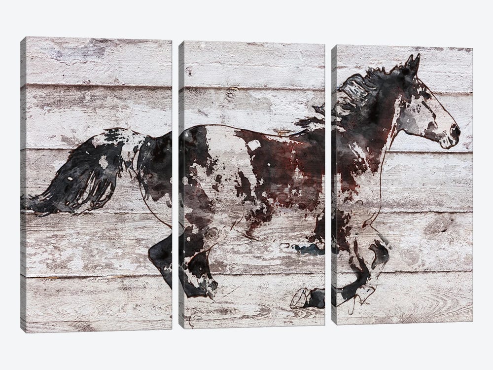 Running Arabian Horse by Irena Orlov 3-piece Art Print