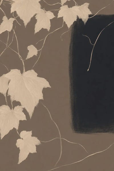 Irena Orlov - Canvas Prints: Vine Leaves And Dark Portal II by Irena Orlov