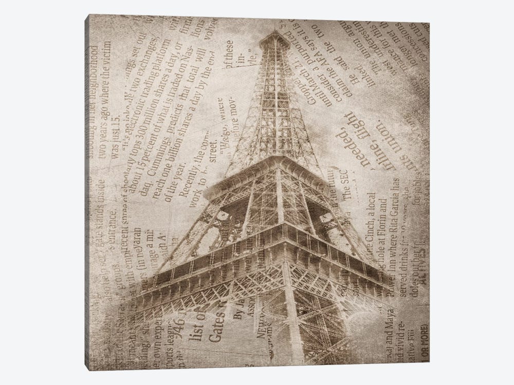 Eiffel Tower II by Irena Orlov 1-piece Canvas Print