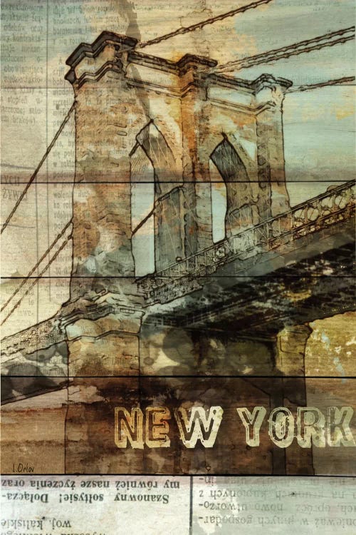 Brooklyn Bridge, New York City, New York by Irena Orlov wall art