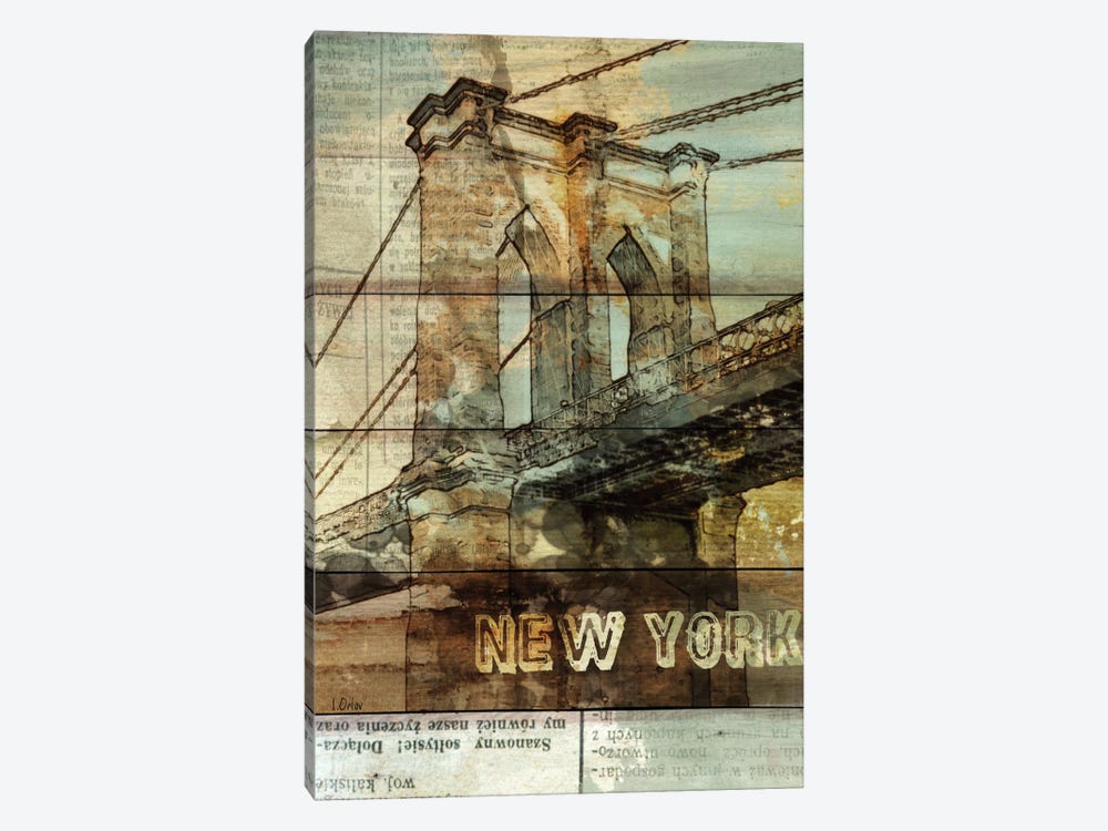 Brooklyn Bridge, New York City, New York by Irena Orlov 1-piece Canvas Wall Art