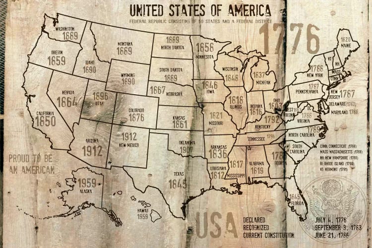 Map Of USA XII