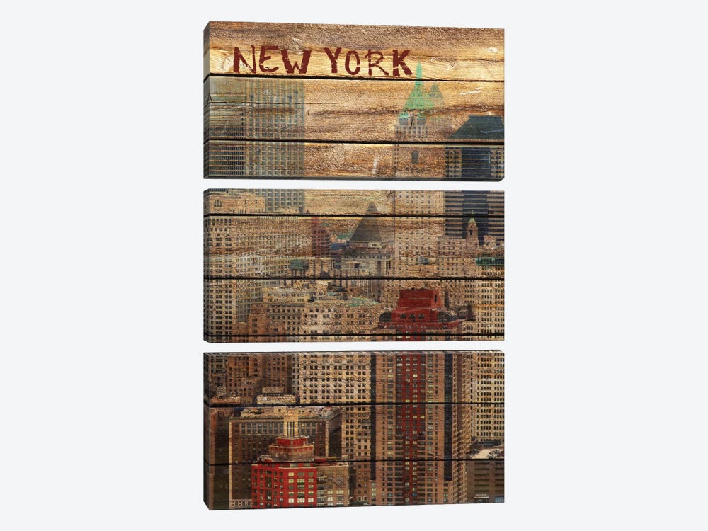 New York III by Irena Orlov 3-piece Canvas Print