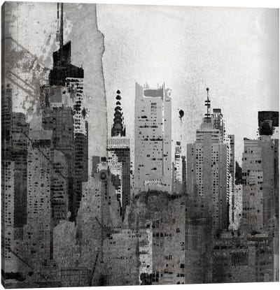 NYC, Lost In Time Canvas Art Print - Industrial Art