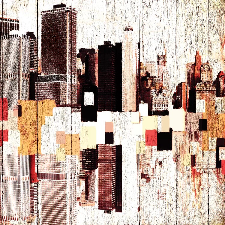 NYC's Colorful Downtown I by Irena Orlov wall art