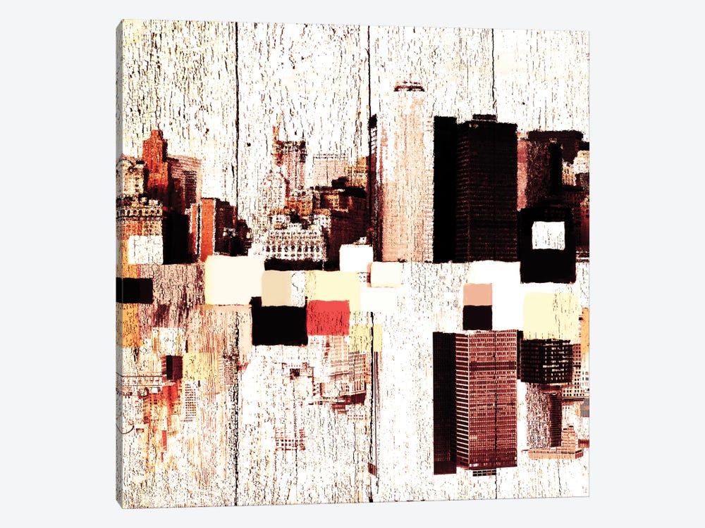 NYC's Colorful Downtown II by Irena Orlov 1-piece Canvas Art