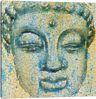 Buddha, Inner Peace V Canvas Art Print - Religious Figure Art