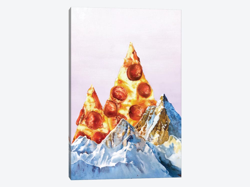 Pizza Files by James Ormiston 1-piece Canvas Artwork