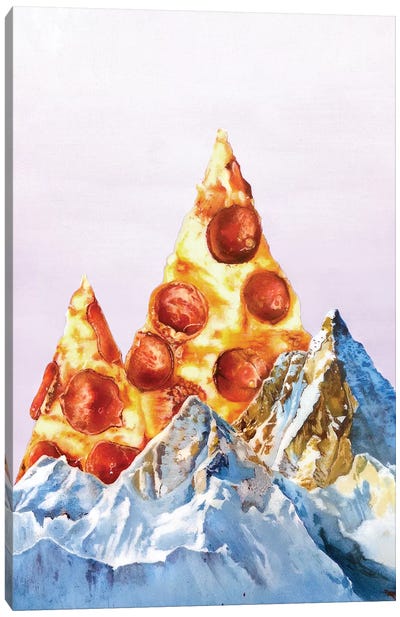 Pizza Files Canvas Art Print