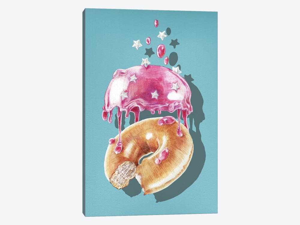 Space Doughnut by James Ormiston 1-piece Art Print