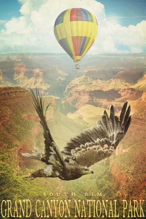 Canyon Rim by Old Red Truck wall art