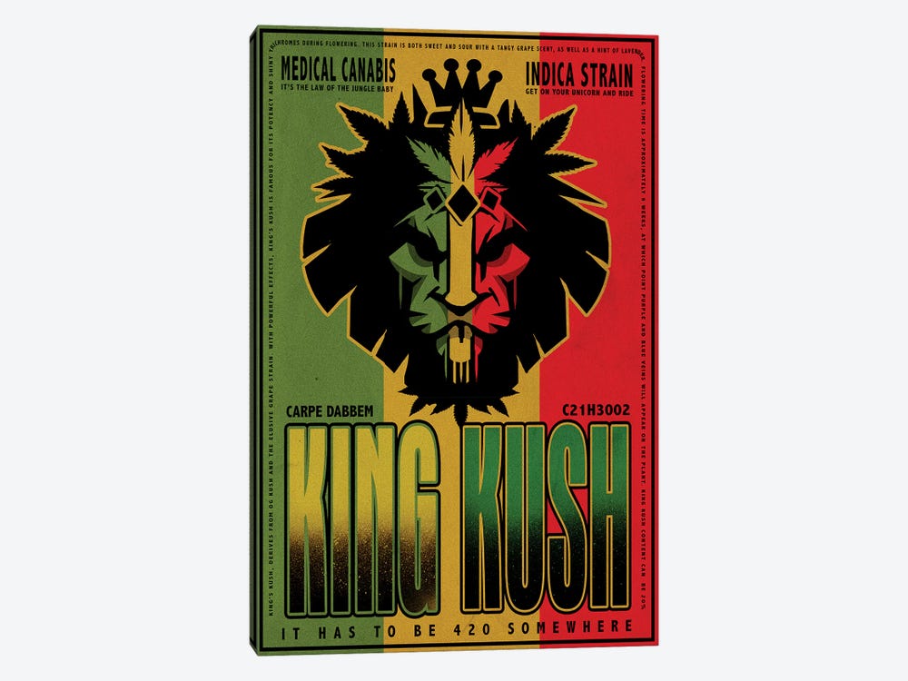 King Kush by Old Red Truck 1-piece Art Print