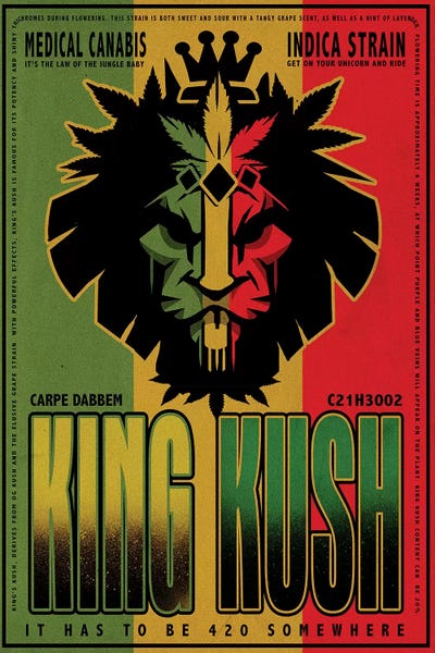 Lions: King Kush by Old Red Truck