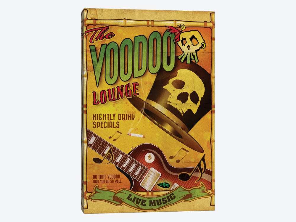 The Voodoo Lounge by Old Red Truck 1-piece Canvas Print