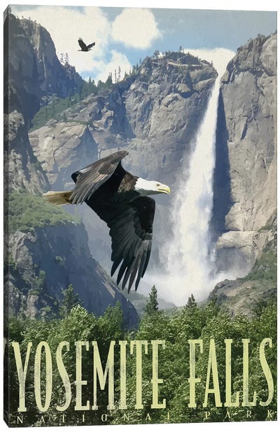 Yosemite Falls Canvas Art Print - Eagle Art