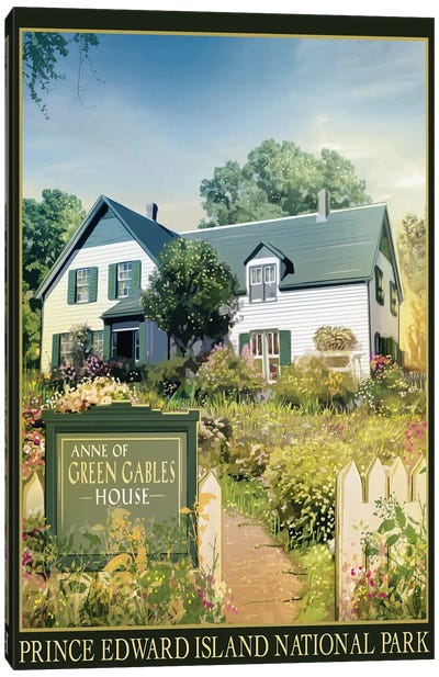 Anne Of Green Gables House Canvas Art Print