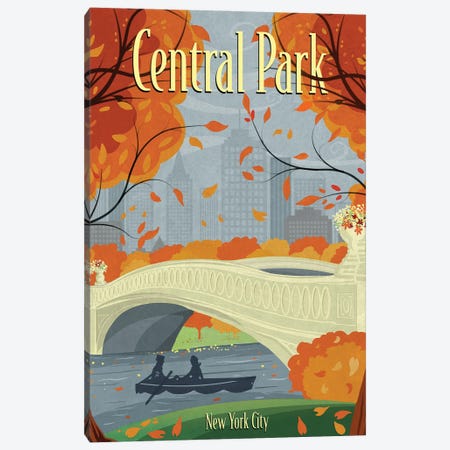 Central Park Canvas Print #ORT22} by Old Red Truck Canvas Wall Art