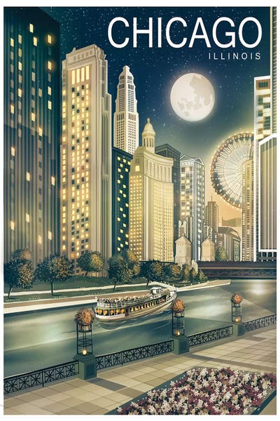 Chicago Posters: Chicago II by Old Red Truck