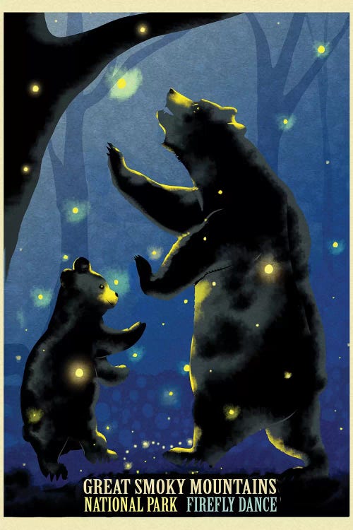 Firefly Dance by Old Red Truck wall art