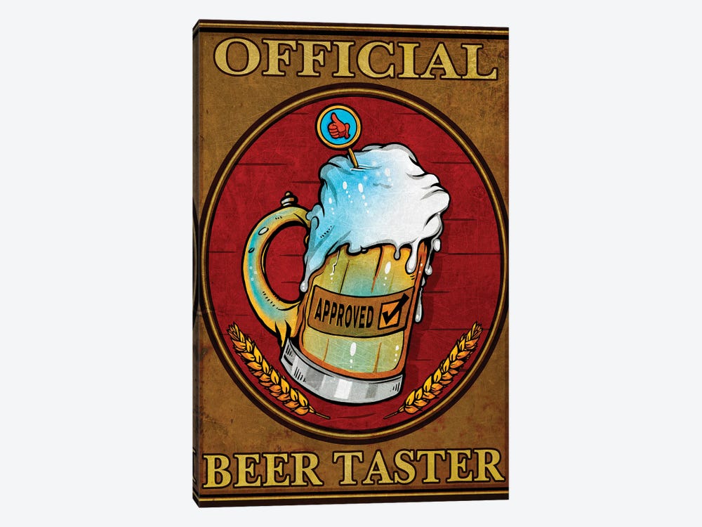 Beer Taster, Metal 1-piece Art Print