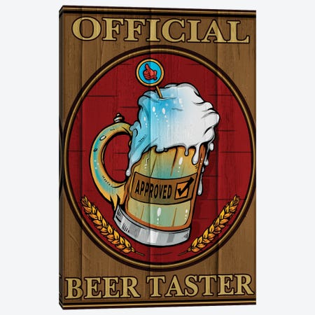 Beer Taster, Wood Canvas Print #ORT6} by Old Red Truck Canvas Print