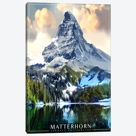 The Matterhorn Canvas Print #ORT87} by Old Red Truck Canvas Print