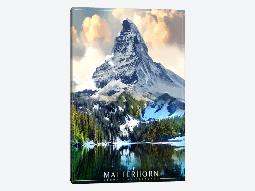 The Matterhorn by Old Red Truck 1-piece Art Print
