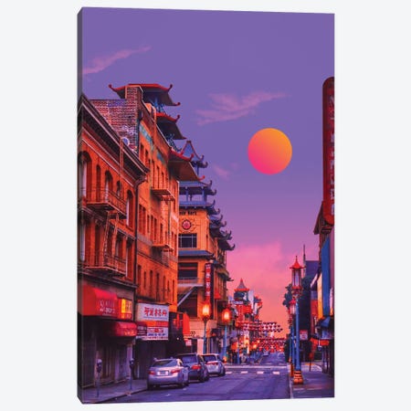 Chinatown III Canvas Print #ORZ10} by Danner Orozco Canvas Art Print