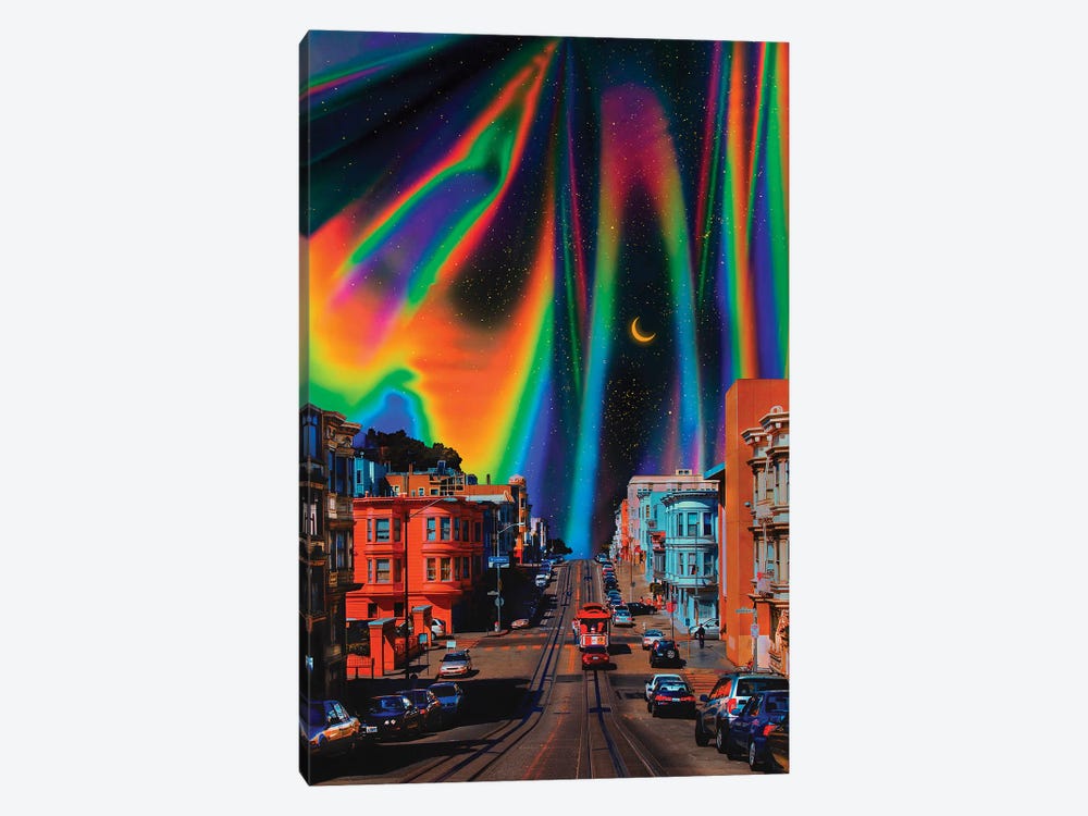 Chromatic City by Danner Orozco 1-piece Canvas Print