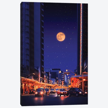 Cinematic City Canvas Print #ORZ12} by Danner Orozco Art Print