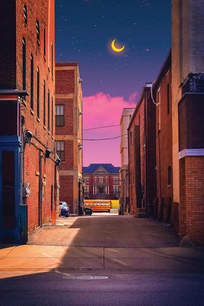 Magical Neighborhood by Danner Orozco metal wall art