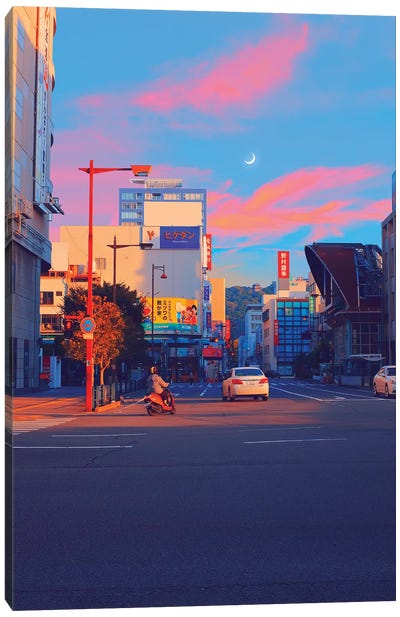 Matsuyama Pastel City III Canvas Art Print - Danner Orozco