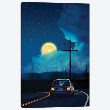Moonlight IV Canvas Print #ORZ37} by Danner Orozco Canvas Art
