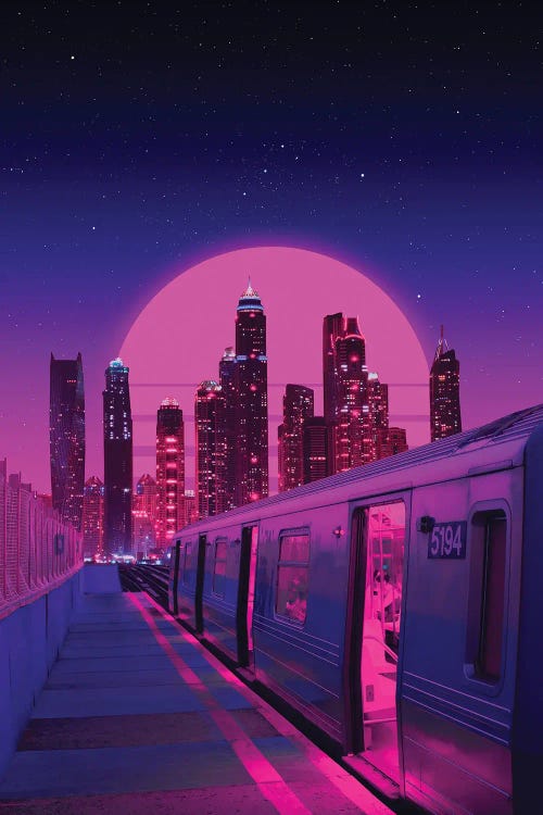 Neon City Train