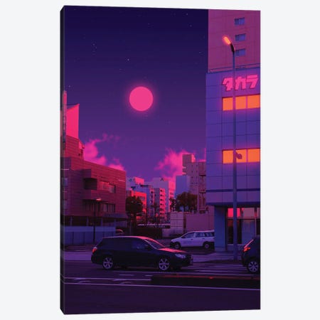 Neon Worlds XI Canvas Print #ORZ48} by Danner Orozco Canvas Wall Art