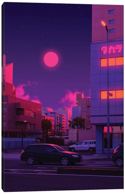 Neon Worlds XI Canvas Art Print - Danner Orozco