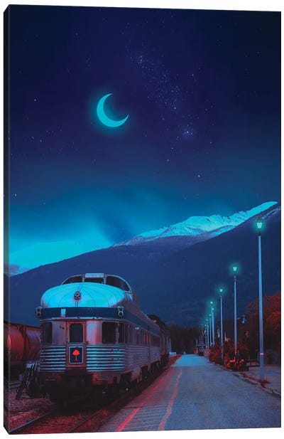Neon Worlds XIII Canvas Art Print - Danner Orozco