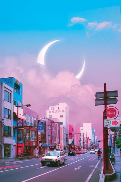 Anime vs Reality VII by Danner Orozco metal wall art