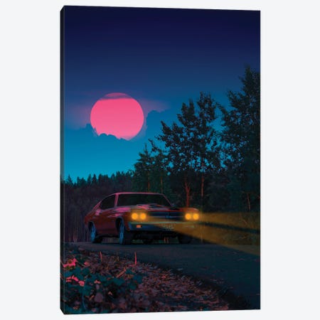 Night Drive Canvas Print #ORZ51} by Danner Orozco Canvas Art Print