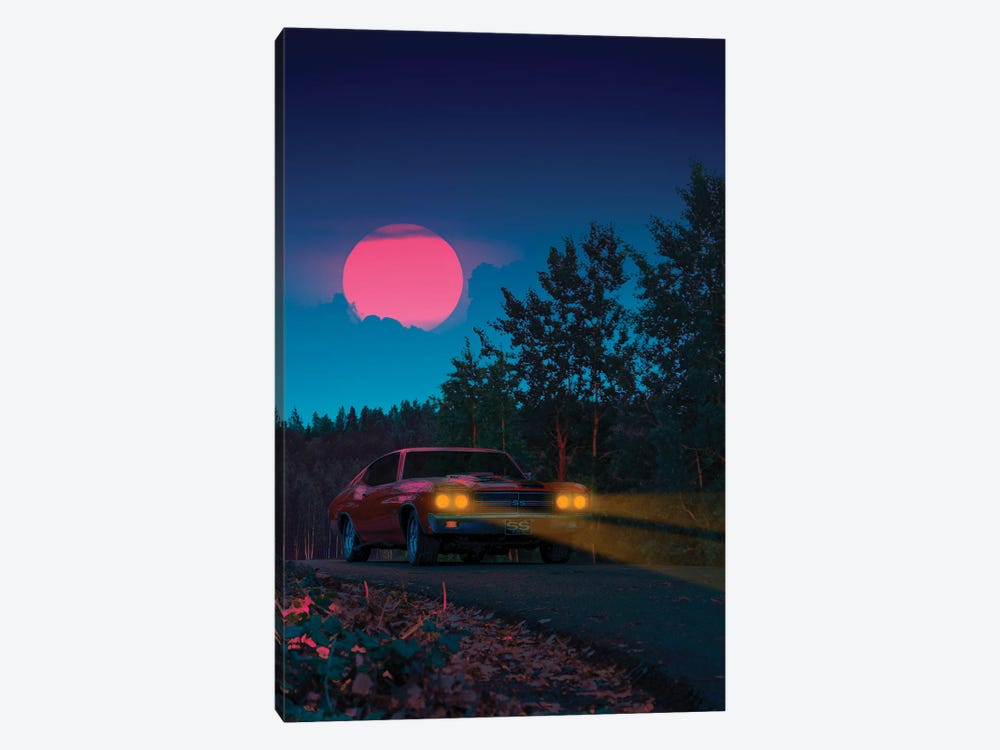 Night Drive by Danner Orozco 1-piece Canvas Art Print