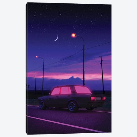 Night Drive III Canvas Print #ORZ53} by Danner Orozco Art Print