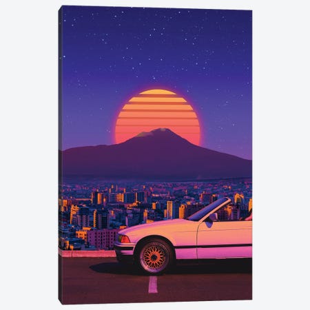 Outrun City I Canvas Print #ORZ58} by Danner Orozco Canvas Print