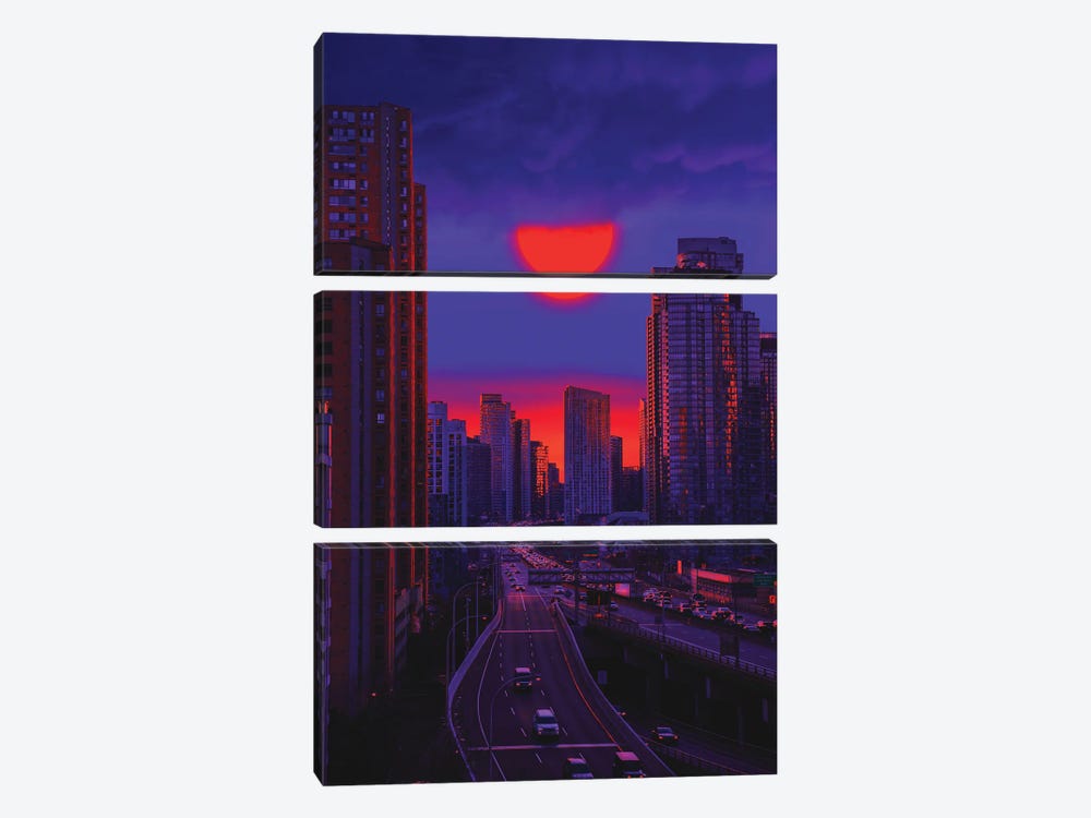 Sundown VIII by Danner Orozco 3-piece Canvas Print