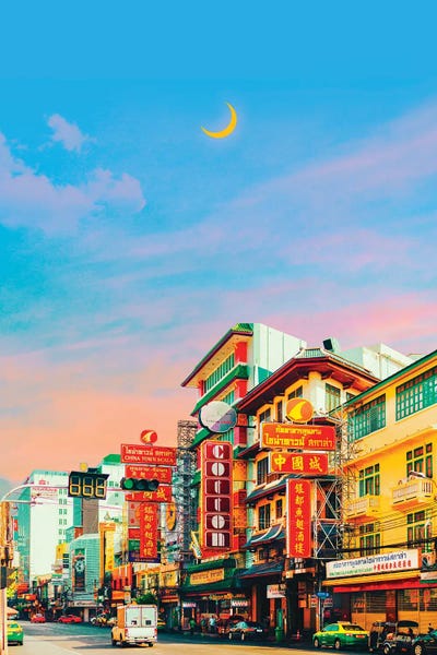 Chinatown II by Danner Orozco metal wall art