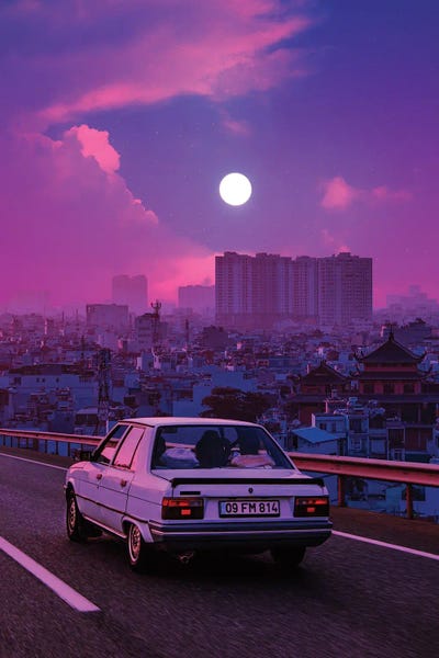 Back to the Past II by Danner Orozco metal wall art