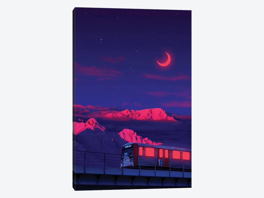 Midnight Train 1-piece Canvas Artwork