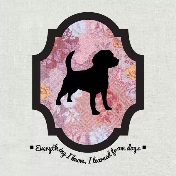 Beagles: Beagle (Black&Pink) I by 5by5collective