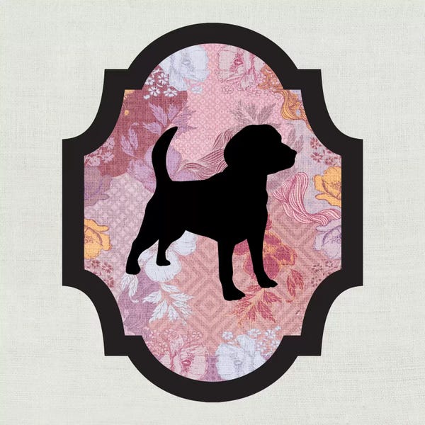 Beagles: Beagle (Black&Pink) II by 5by5collective